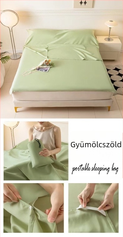 Utazó ágynemű mosott pamutból — boríték stílus (Töltő: újra tölthető quiltmag; Belső: mosott pamut; Szövet: mosott pamut; Súly: 500 g)