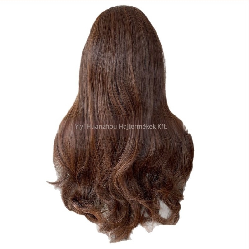 YYSOO kézzel szőtt paróka szintetikus rostokból, japán selyem hatású hajjal, modell 4/30 13x4 002, festhető és permelhető