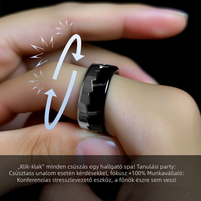 Gyűrű — titánacél; elektroplattázás; női forma; személyes stílus; kézre szóló ékszer