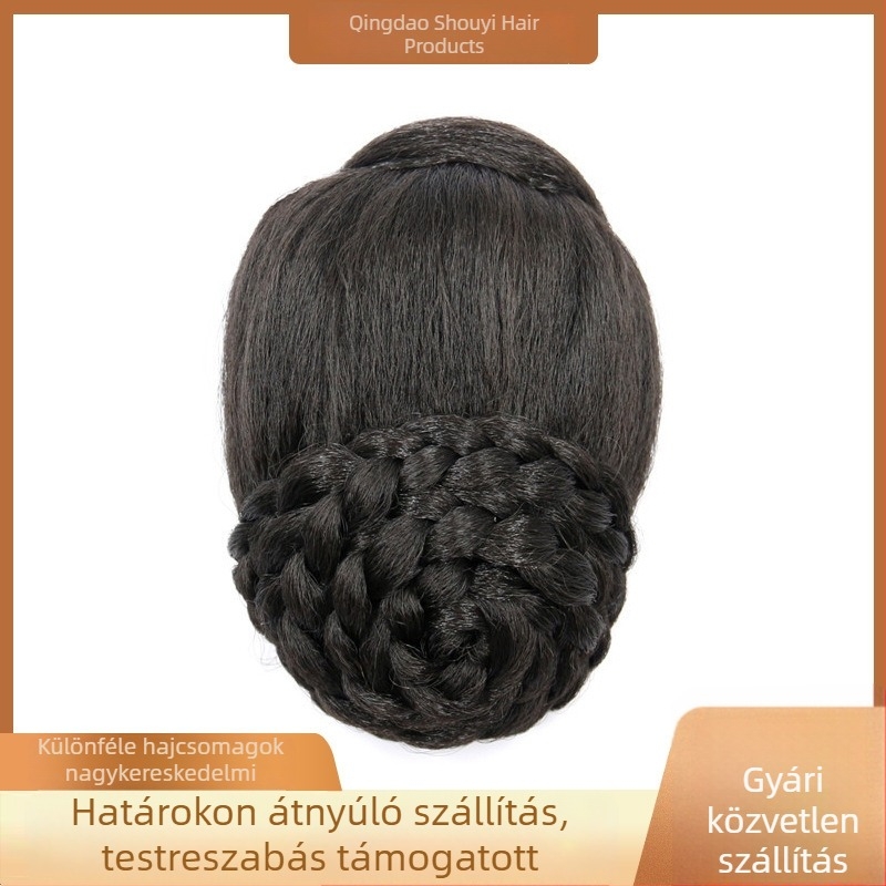 Ponytail paróka, kézzel szőtt selyem haj, modell 026 BUN, nőknek