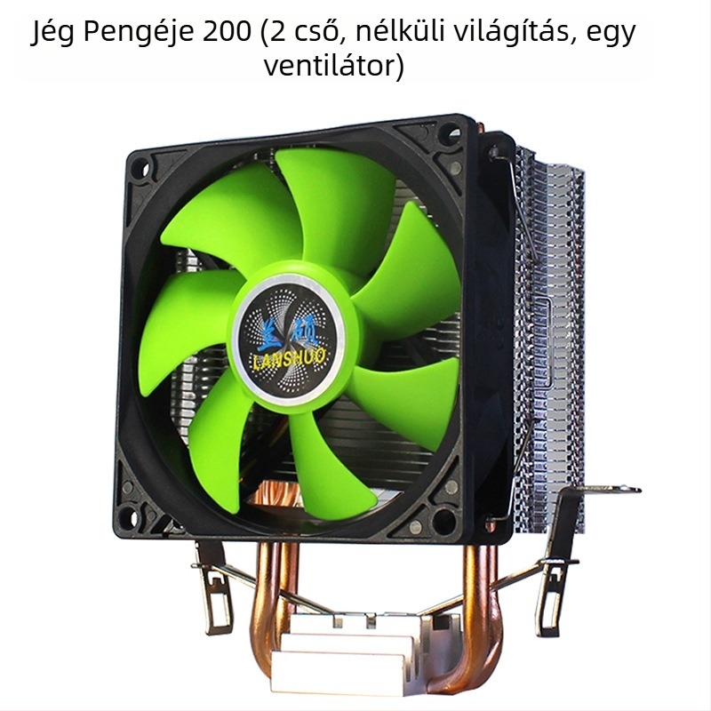 CPU hűtő Ice Tower 600, 6 réz hőcső, réz-alumínium kötés, hidraulikus csapágy, csendes működés, 2000 RPM
