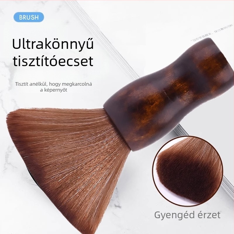 Számítógép tisztító ecset, antistatikus, rostos ecset a por eltávolítására, univerzális használat, 110 g, modell 98413