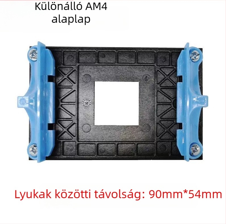 AM4 alaplap tartó, hátsó lemez tartó, CPU hűtő tartó, ventilátor polc, AM4 alap