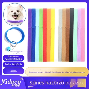 Kutyákhoz Velcro-szalaggal azonosítós nyakörv — Anyag: Nylon; Keverék: Nylon+Poliészter; Típus: Velcro szalag; Márka: Easy Buckle; Alkalmazási terület: pántok, kötegek, ipari felhasználás