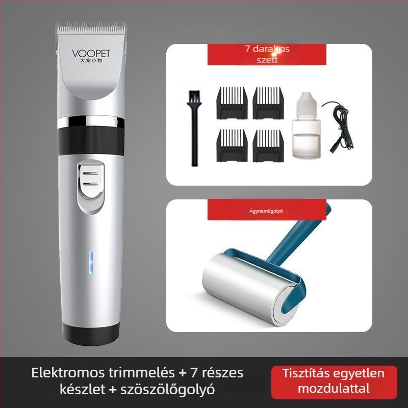 Group wood márkájú elektromos klipper kutyáknak és macskáknak – modell Group wood, eszköz háziállatok ápolására