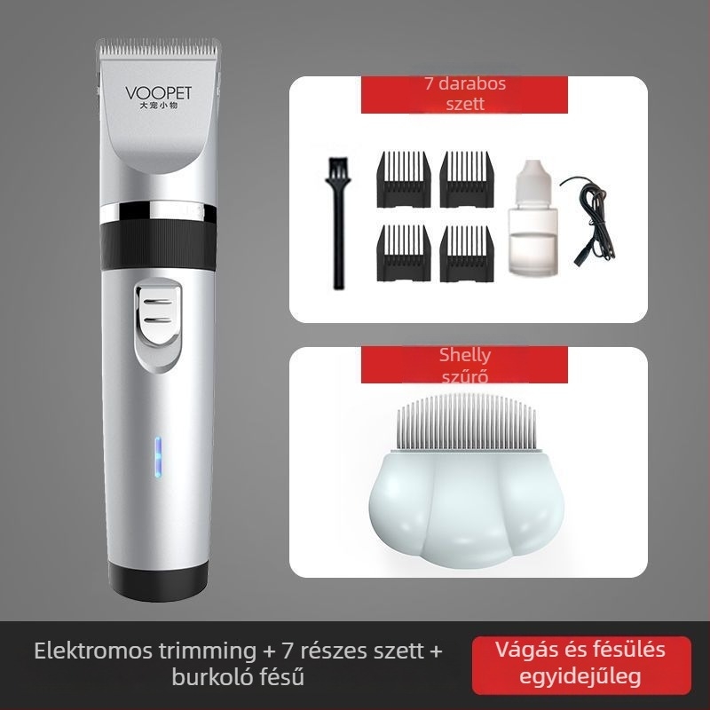 Group wood márkájú elektromos klipper kutyáknak és macskáknak – modell Group wood, eszköz háziállatok ápolására