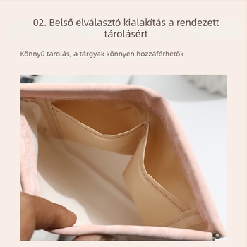 PU vízálló kocka alakú táska adatkábelekhez és vezetékes fejhallgatóhoz utazáshoz automata záródással; mini mágneses rúzs- és kozmetikai zseb