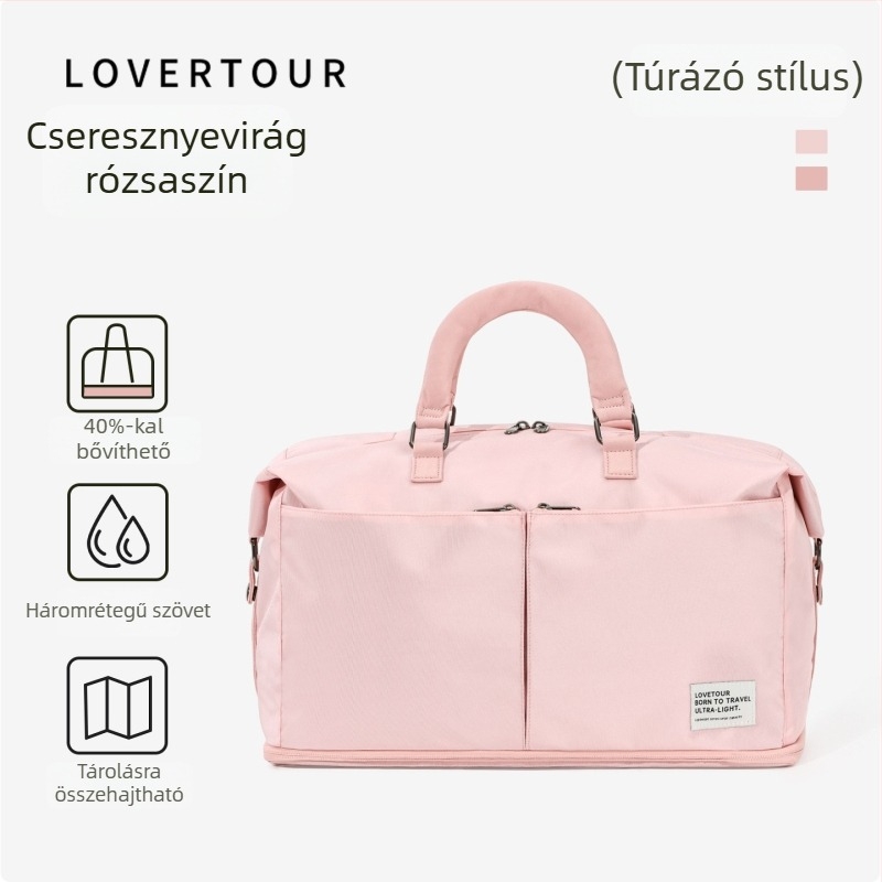 Lovetour Összecsukható utazótáska – Uniszex, Oxford anyag, Légáteresztő, Vízálló, Ultrakönnyű