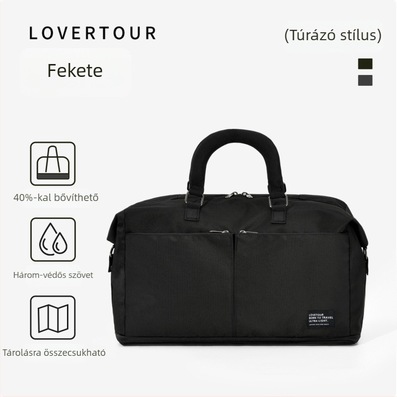 Lovetour Összecsukható utazótáska – Uniszex, Oxford anyag, Légáteresztő, Vízálló, Ultrakönnyű
