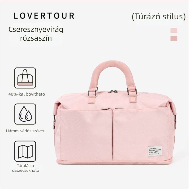 Lovetour Összecsukható utazótáska – Uniszex, Oxford anyag, Légáteresztő, Vízálló, Ultrakönnyű
