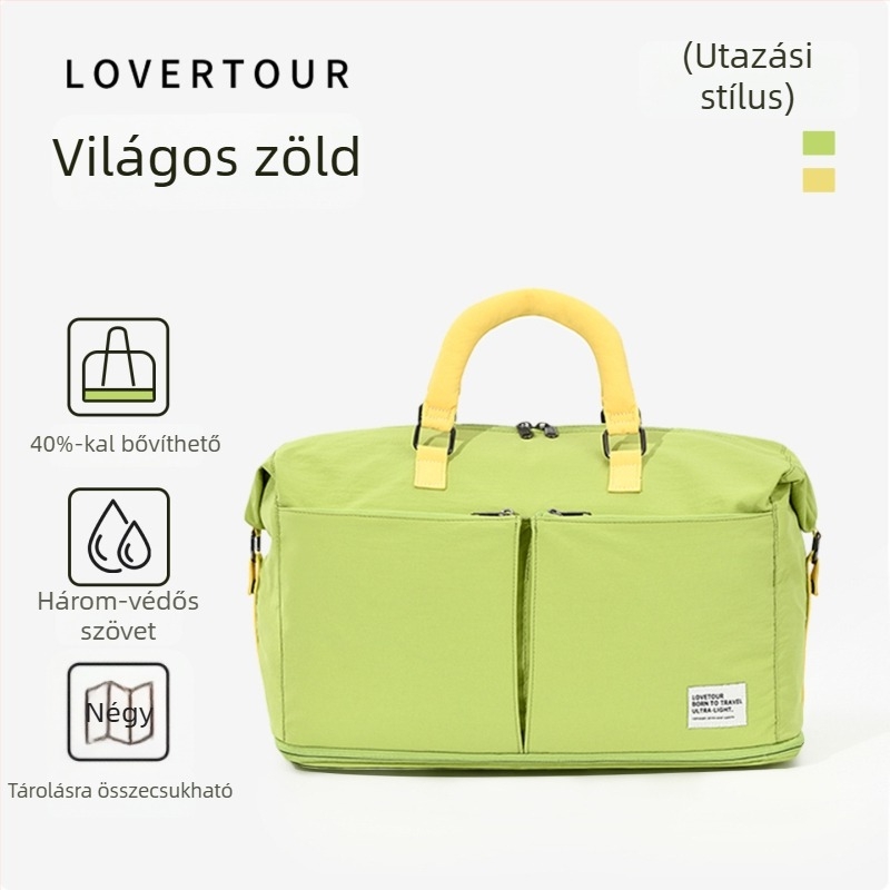 Lovetour Összecsukható utazótáska – Uniszex, Oxford anyag, Légáteresztő, Vízálló, Ultrakönnyű