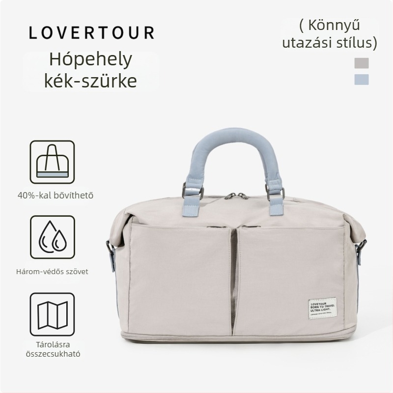 Lovetour Összecsukható utazótáska – Uniszex, Oxford anyag, Légáteresztő, Vízálló, Ultrakönnyű