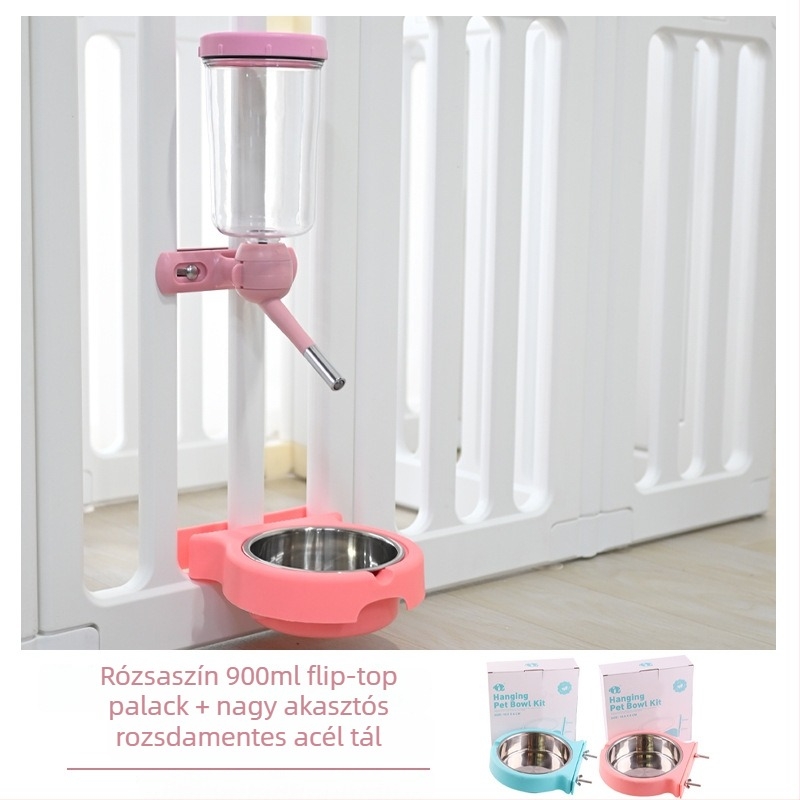 Kutyákhoz való függő itatókeret – PP anyag, Tiger Tago márka, licencelhető magáncímke, kisállat felszerelés