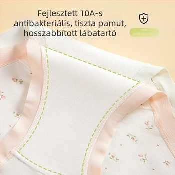 Női terhességi alsónemű, pamut anyag, alacsony derékvonal, pocaktámasz, légáteresztő