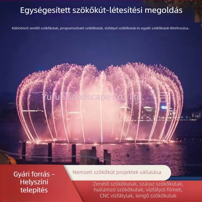Zenei szökőkút rendszer tájképi szökőkúthoz – teljes készlet