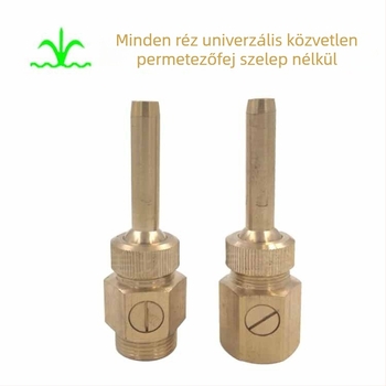 Programozható szökőkútcső — sárgaréz, szeleppel, univerzális egyenes sugár, tiszta sugár, Meihuan