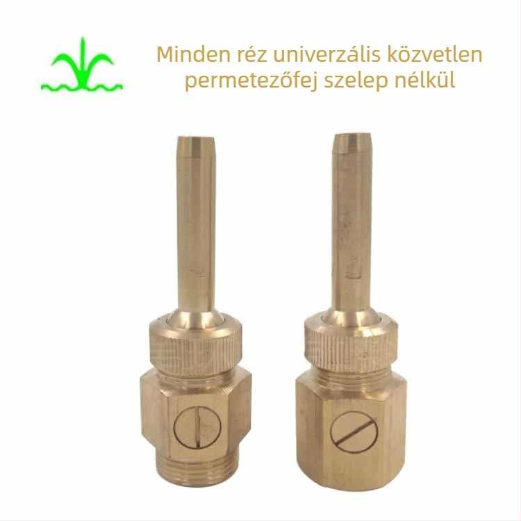 Programozható szökőkútcső — sárgaréz, szeleppel, univerzális egyenes sugár, tiszta sugár, Meihuan