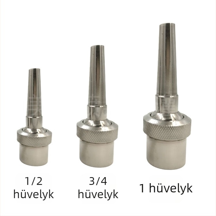 Rozsdamentes acél univerzális közvetlen fúvóka szökőkúthoz, szabályozható áramlású, DC táplálású, modell 1/2, márka Meihuan