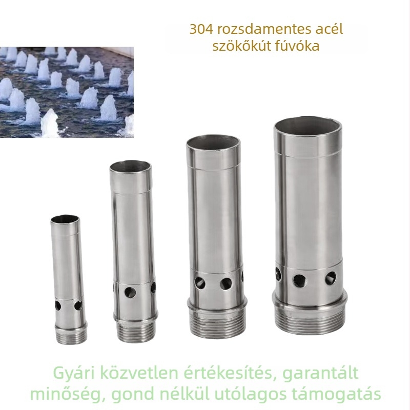 Haiyan 304 rozsdamentes acél buborékos szökőkútfúvóka udvarokra, terekre és vízparti elemekhez