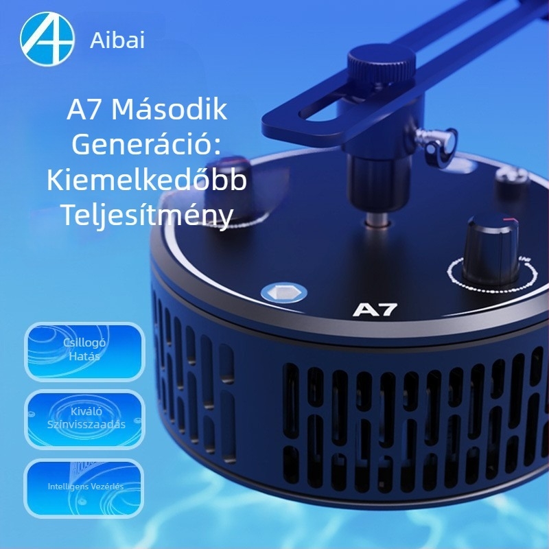 A+ LED koralllámpa A7S – harmadik generáció, teljes spektrum, Wi‑Fi távoli vezérléssel tengeri akváriumhoz