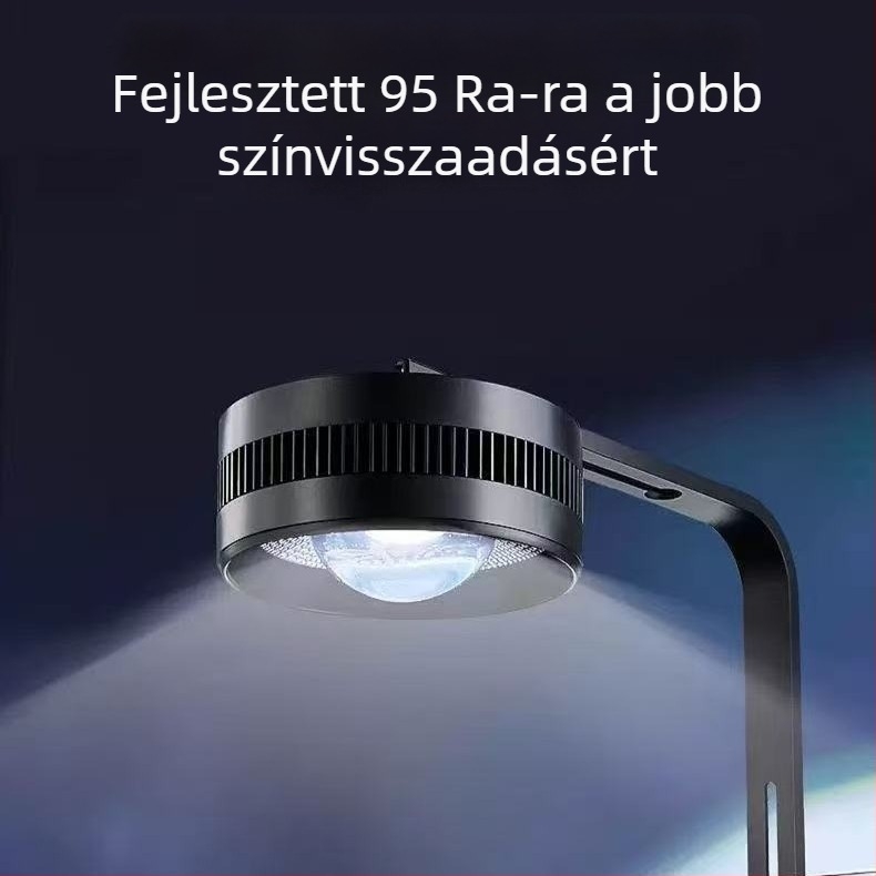 LED akváriumfény, downlight, WRGB teljes spektrum vízi növényekhez, algák elleni kontroll, Teljesítmény: 35W/55W/80W, Ming qi