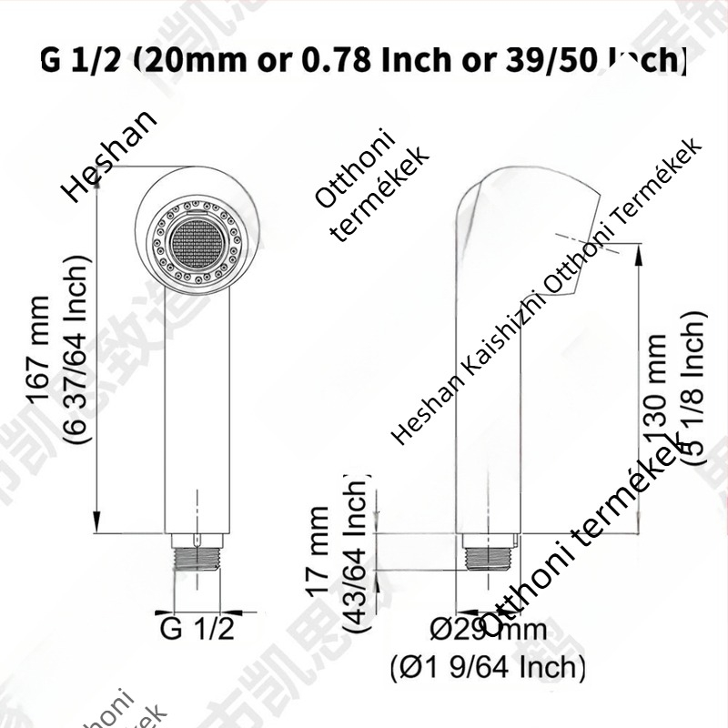 Konyhai kihúzható csaptele kézi zuhannyal — ABS anyag, modern stílus, kétfunkciós mosogatócsap