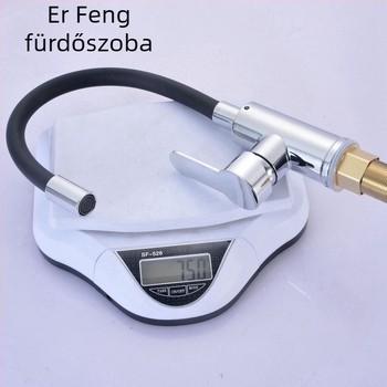 Konyhai mosogató keverőcsap cink ötvözetből, kerámia lemez szeleppel, névleges nyomás 1.0 MPa, működési hőmérséklet 0–90 °C