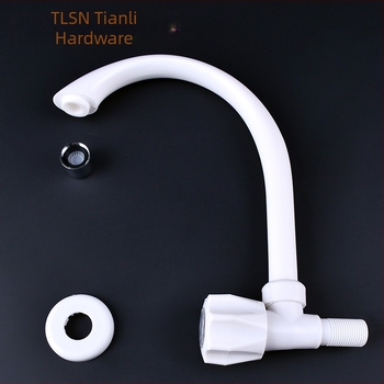 Konyhai csaptele, műanyag, falba épített kivitel, kerámia szeleppel, 16 mm bemenet/kimenet, 0–80°C