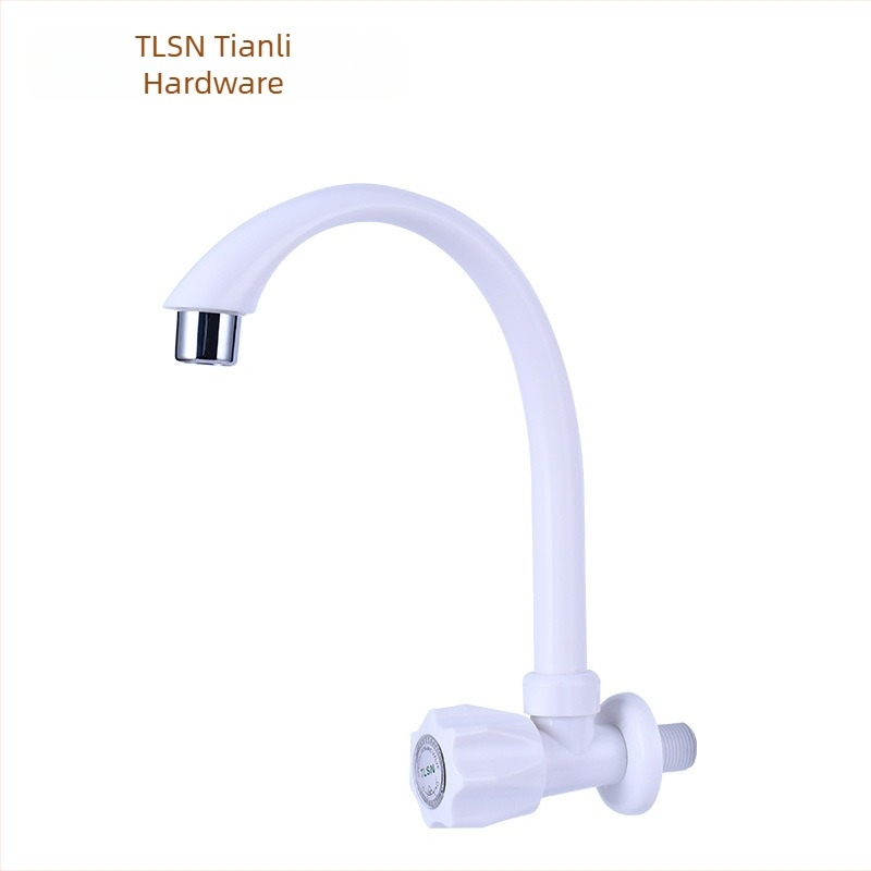 Konyhai csaptele, műanyag, falba épített kivitel, kerámia szeleppel, 16 mm bemenet/kimenet, 0–80°C