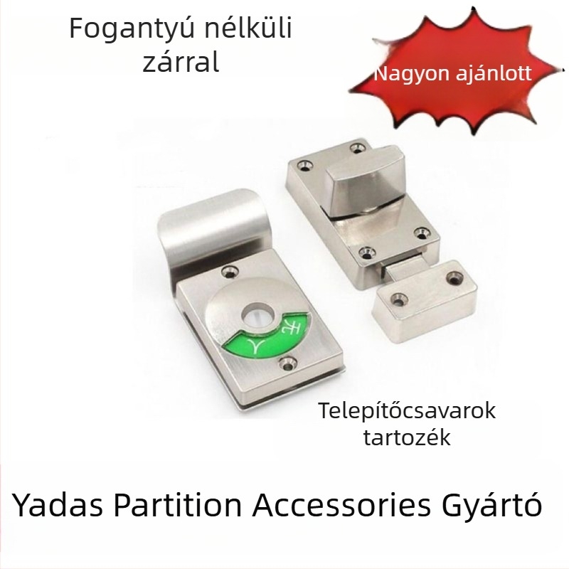 Yadas cinkötvözet mosdóválasztó ajtózár foglaltságjelzővel, modern egyszerű stílus