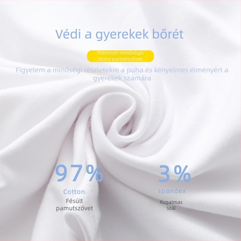 Lányoknak készített pamut polo hosszú ujjú, koreai stílusú, kényelmes tavaszra