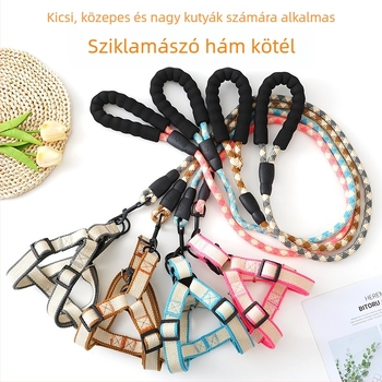 Mellény-stílusú kutyahám és póráz kis testű fajtákhoz