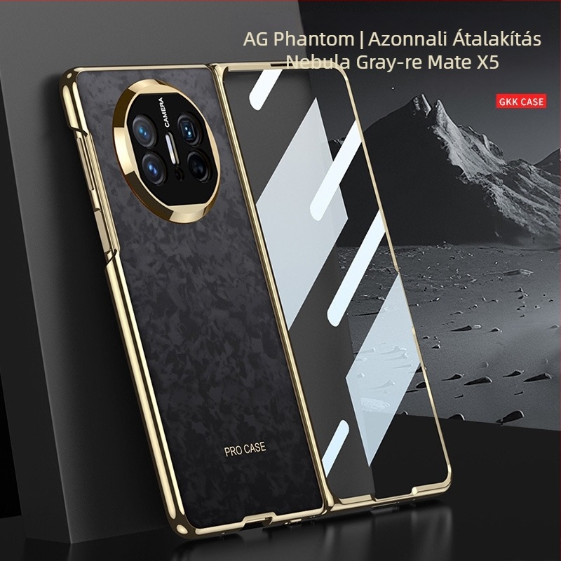 Huawei MateX5/MateX3 védőtok — PC anyag, AG matt felület, elektroplattázott díszítés, ütésálló védelem
