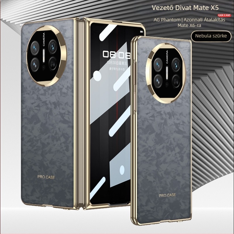 Huawei MateX5/MateX3 védőtok — PC anyag, AG matt felület, elektroplattázott díszítés, ütésálló védelem