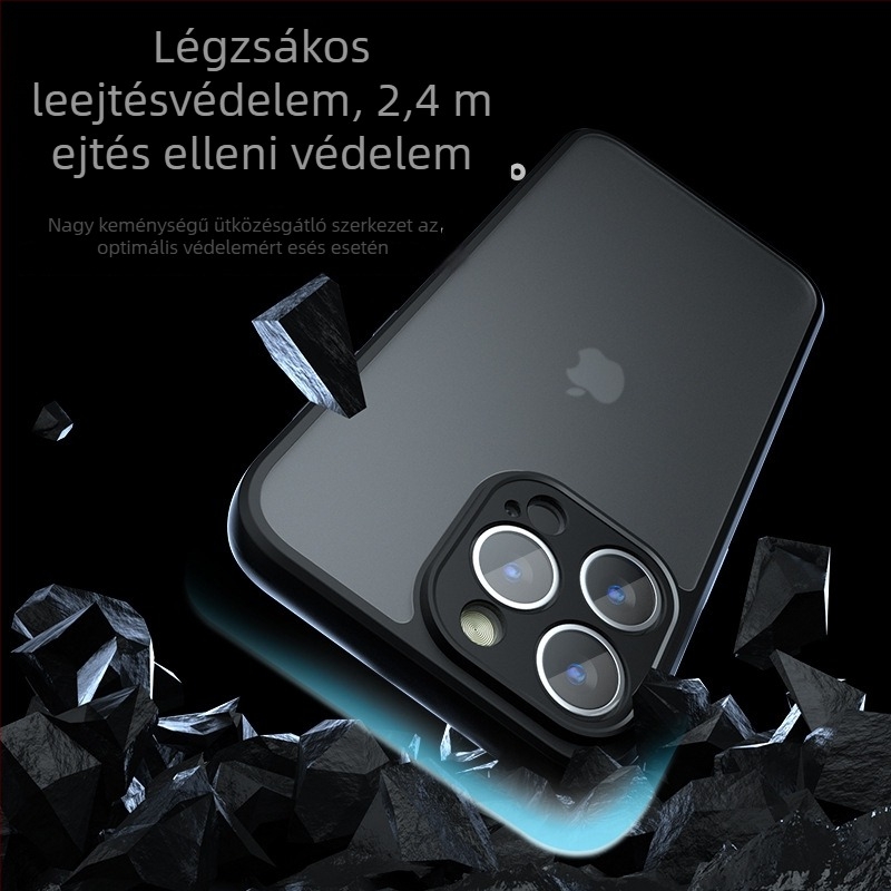 Go Boy TPU matt hátlap iPhone 15 és SE4-hez, ütésálló védelemmel