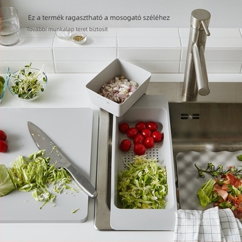 Mosogatókosár szűrő a mosogatóhoz, Dianmai, PP, Többfunkciós