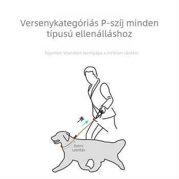 Nylon kutyapóráz kölyökkutyáknak és minden méretű kutyáknak, professzionális kiképző póráz