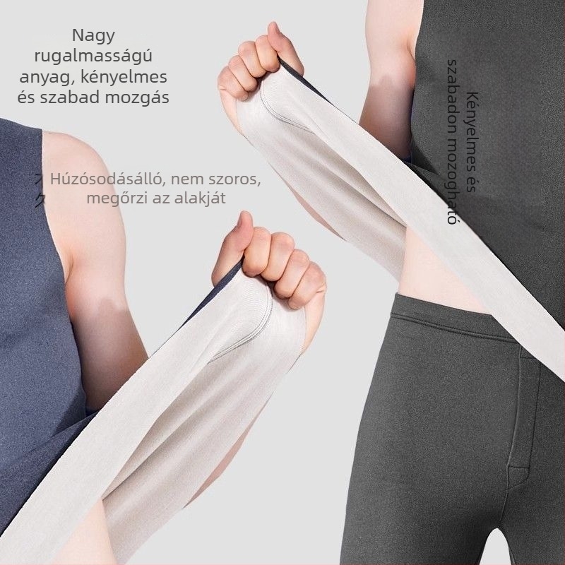 Unisex poliészter termikus mellény velúr béléssel, vastagság 251–300 g/m², kerek nyakú, pull-over stílus
