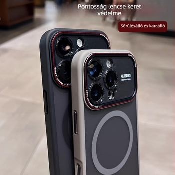 iPhone‑hoz készült kemény tokozású tok – PC anyag, IMD kivitelezés, kopásálló és ütésálló védelem, kompatibilis iPhone 11, 12, 12 Pro, 12 Pro Max, 13, 13 Pro, 13 Pro Max, 14, 14 Pro, 14 Pro Max