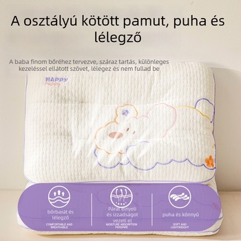 Gyerekeknek való nyaki párna - téglalap alakú, töltet: poliészter rost, huzat: poliészter, gyerekek számára, tömege 0,55–1,0 kg