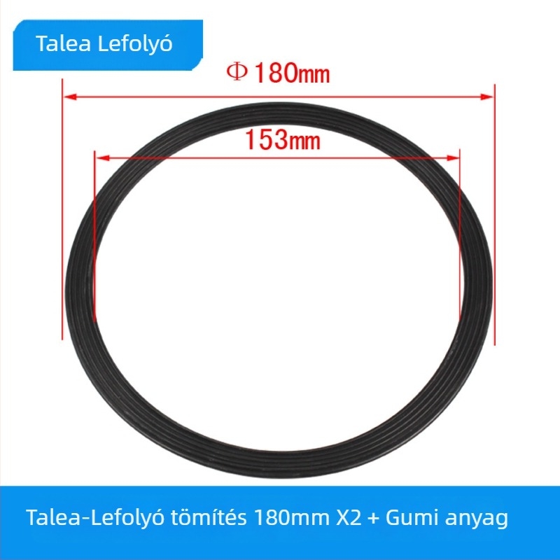Konyhai lefolyó tömítés, modell R0083N001, gumi, 20 g, Talea