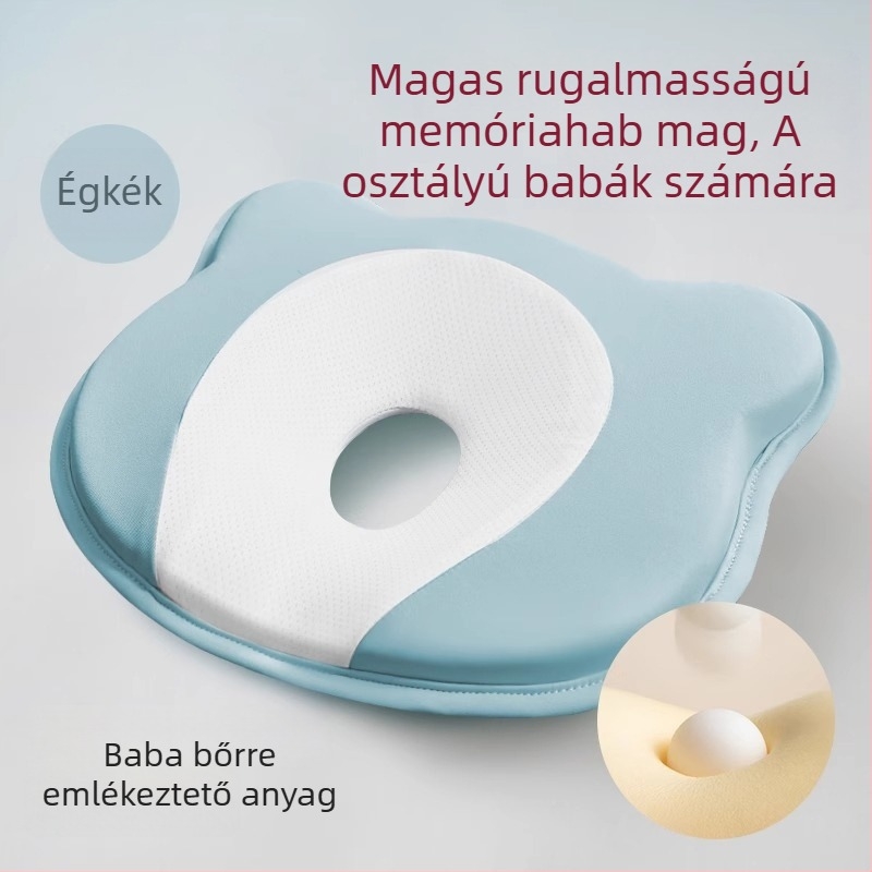 Újszülött fejformázó párna memóriahabból — a fej alakjának korrekciója, medve alakú vagy barázda alakú