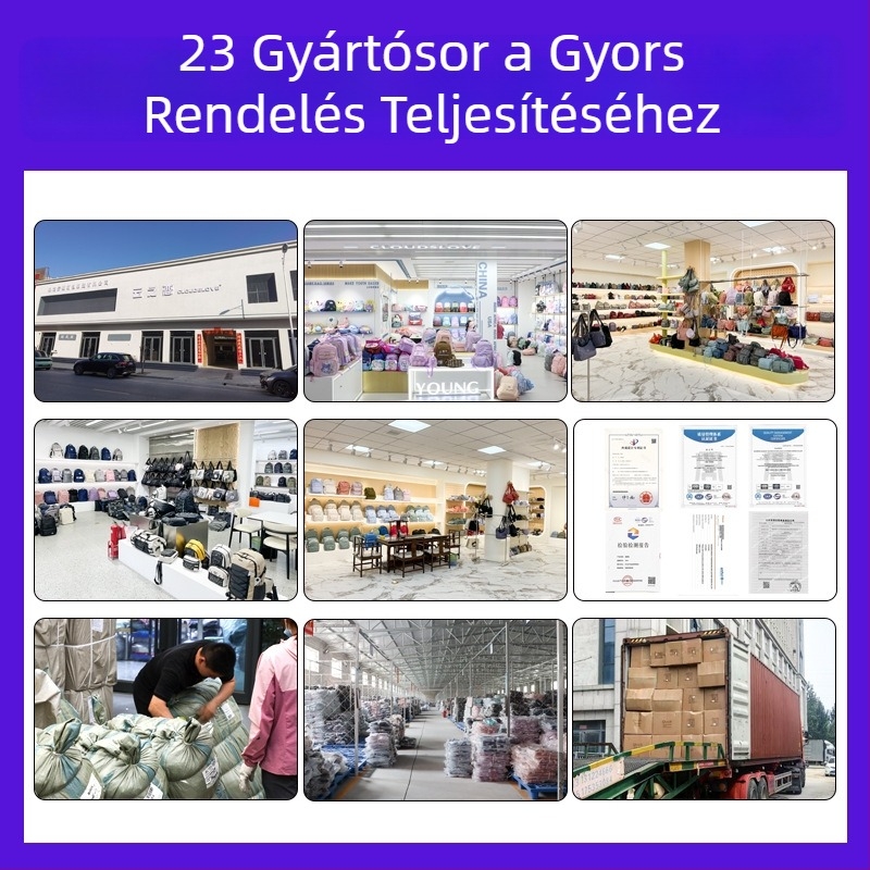 Cloudslove Oxford anyagú válltáska, nagy kapacitású, cipzárral, belső telefontartó zseb