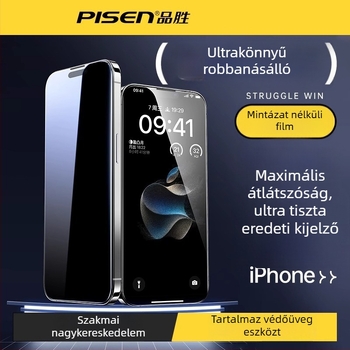 Pisen HD-edzett üveg kijelzővédő iPhone 13/13 Pro/Max és iPhone 14/14 Pro/Max