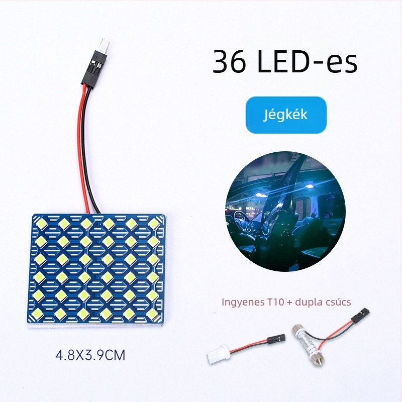 24V autó olvasólámpa 5730 SMD magas fényerővel, 1080–1500 lm, 0,5 W, anyag: vastag üvegszálas tábla