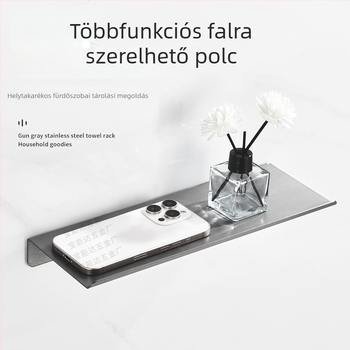 Baonengda falra szerelhető törölközőtartó rozsdamentes acélból, elektroplating felülettel, háromrészes fürdőszobai készlet