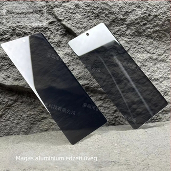 Huawei Mate X7/X6/X5/X3 előlapi edzett üveg védőfólia – ívelt élek, kémkamera elleni védelem, önjavító
