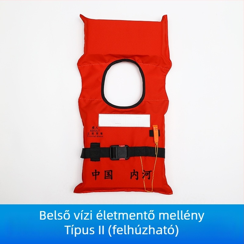 Tengeri életmentő mellény, CCS tanúsítvány, 150N úszóerő, felnőtteknek, belvízhez