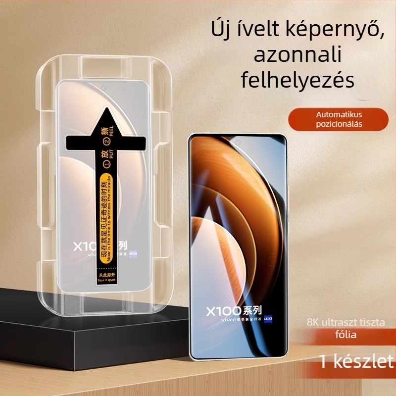 Ujjlenyomat-mentes edzett üveg kijelzővédő vivo X100, X100 Pro és X90 Pro