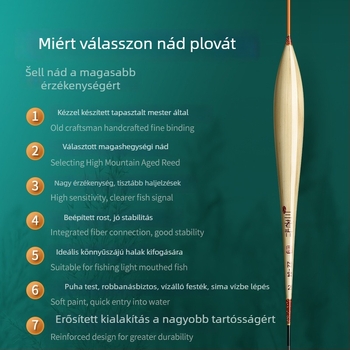 Three Old Man reed horgászúszó vertikális sodrásra